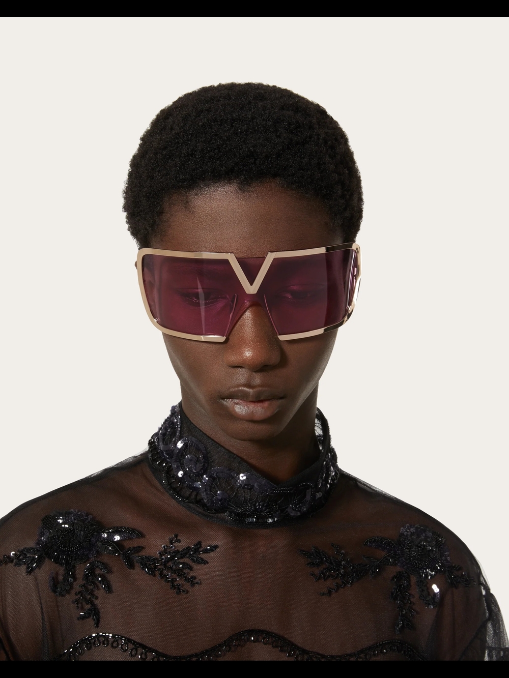 Valentino Shield Sunglasses